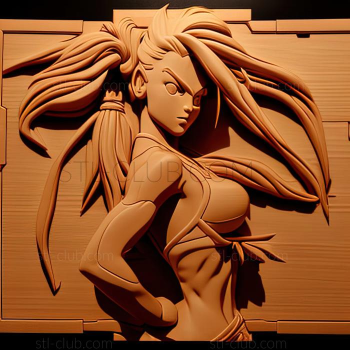 3D модель Yoruichi Shihoin Blitch Canada Tachibana from ANIME (STL)